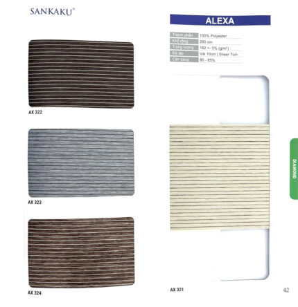 Rèm Cầu Vồng ALEXA SANKAKU