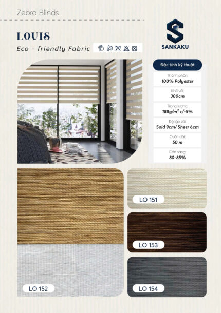 Rèm Cầu Vồng LOUIS SANKAKU