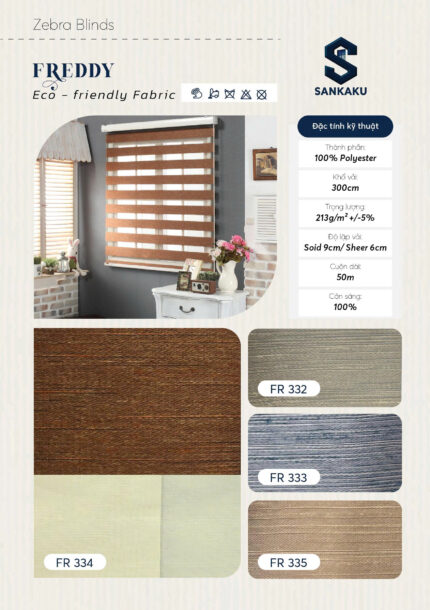 Rèm Cầu Vồng FREDDY SANKAKU