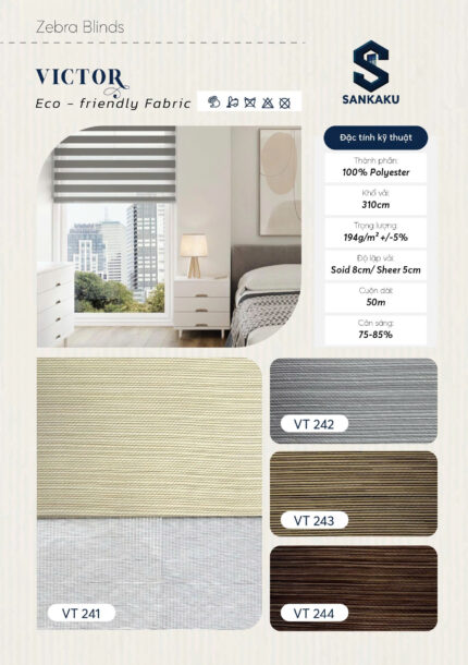 Rèm Cầu Vồng VICTOR SANKAKU