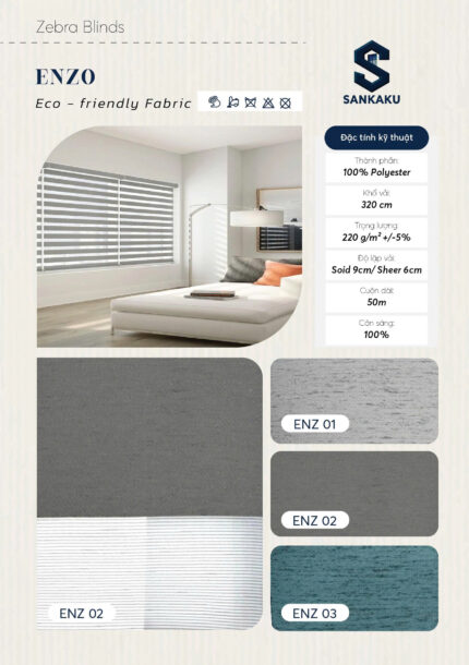 Rèm Cầu Vồng ENZO SANKAKU