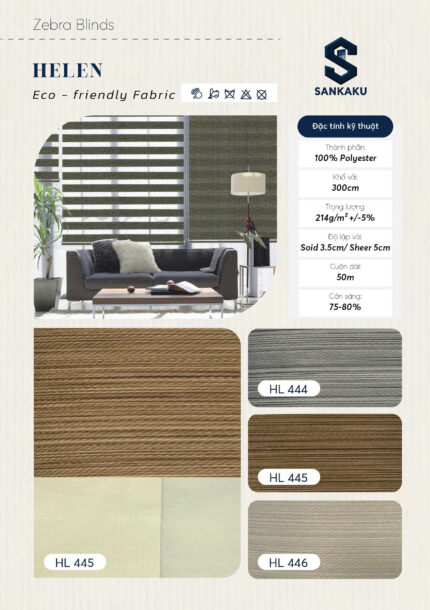 Rèm Cầu Vồng HELEN SANKAKU