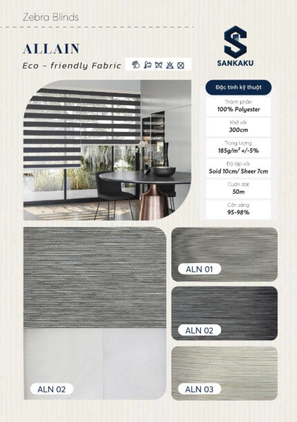 Rèm Cầu Vồng ALLAIN SANKAKU