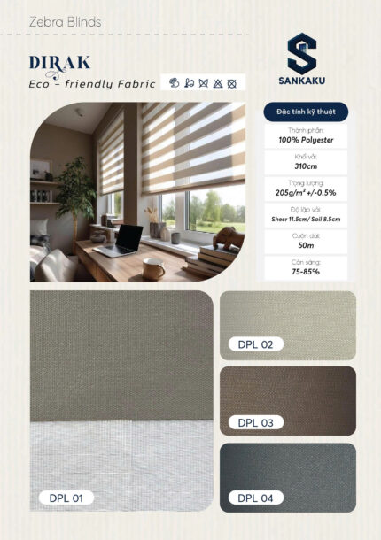 Rèm Cầu Vồng DIRANK PLATINUM SANKAKU