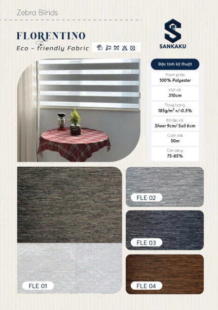 Rèm Cầu Vồng FLORENTINO SANKAKU